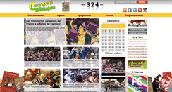Desktop Screenshot of carnavalbadajoz.es