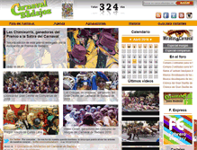 Tablet Screenshot of carnavalbadajoz.es